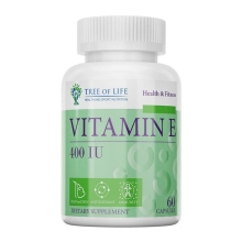 Витамины Tree of life Vitamin E 400 IU 60 капсул