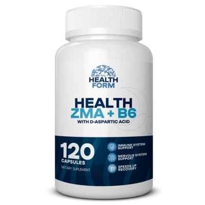 Тестобустер Health Form ZMA B6 D-Aspartic acid 120 капсул