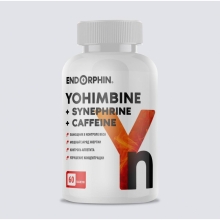 Жиросжигатель ENDORPHIN Yohimbine + Synephrine + Caffeine 60 таблеток