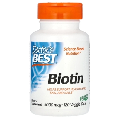 Витамины Doctor's Best Biotin 5000 мкг 120 капсул