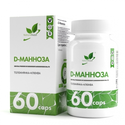 Специальный препарат NaturalSupp D-Mannose 60 капсул
